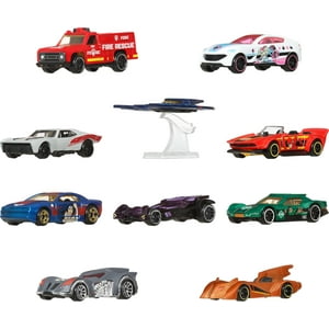 Toy Cars Hot Wheels Con Temática De Batman, Paquete De 10 Unidades, Fundido A Presión 1:64