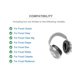 thumbnail image 3 of Almohadillas para auriculares Voarmaks de espuma viscoelástica con piel de oveja perforada, 3 of 9