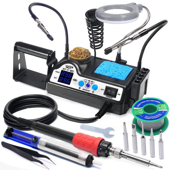 Kit de estación de soldadura WEP 927-IV de alta potencia de 110 W con acceso.