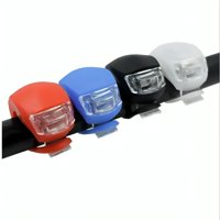 Genérico - Pack 2 Luces Led Bicicleta Silicona
