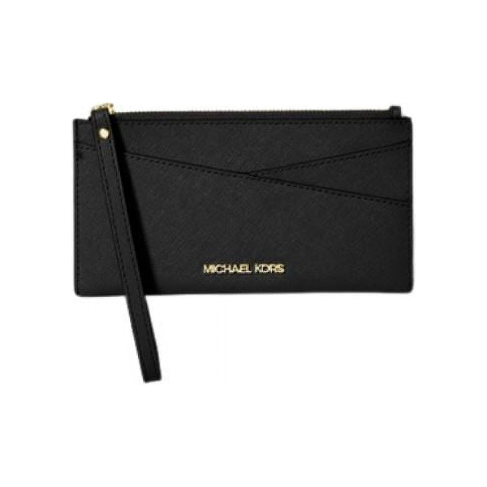 Cartera Michael Kors Cartera De Mujer Jet Set Crossover, Piel Saffiano, Negro