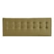 thumbnail image 1 of Respaldo Botone Felpa 2 Plazas Verde Musgo, 1 of 5