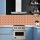 thumbnail image 5 of 30 piezas de azulejos de mosaico autoadhesivos para pared de baño, despegables y pegables, 10 x 10 cm, 5 of 6