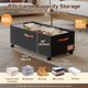 thumbnail image 3 of Caja de Almacenamiento AKODENORA 80L Extra Profunda 31x16x30cm con Ruedas, 3 of 8