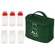 thumbnail image 1 of Frascos de especias de plástico Contenedor de condimentos con tapa, Camping Cocina libre Coctelera de especias Botella organizadora de , Verde, 1 of 5