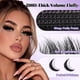 thumbnail image 3 of Extensiones de pestañas B&Q Fluffy Lash Clusters Volume 200D D Curl, 3 of 8