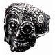 thumbnail image 1 of Anillo de Calavera y Catrina Hombre Moda Masculina 2021, 1 of 3