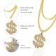 thumbnail image 4 of 4 Pieces Hip Hop Costume Kit, 80s 90s Rapper Accessoies, Gold Bracelet, Gold Chain, Sunglasses,Gold Ring, fo Partey Supplies Hip Hop Rapper Disco Partey Transparenteful, 4 of 7