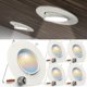 thumbnail image 1 of Sunco Lighting Downlight LED Gimbal 5/6" 800LM Regulable Paquete de 4, 1 of 7