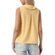 thumbnail image 3 of INSPIRE CHIC Lindas Blusas Sin Mangas de Cuadros para Mujer con Cuello Peter Pan y Ribete con Volantes L Amarillo, 3 of 6