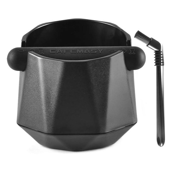 Coffee Knock Box CAFEMASY para uso doméstico con cepillo de limpieza