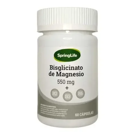 Bisglicinato Magnesio 550mg 60 Capsulas