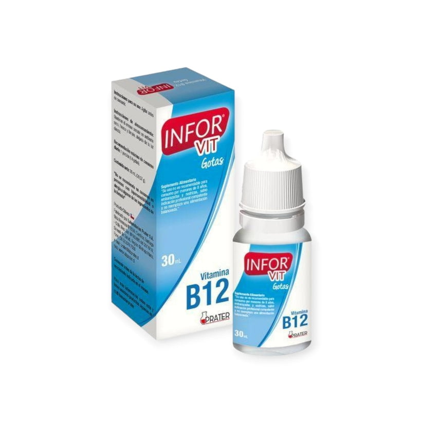 Infor - Vitamina B12 Gotas 30ml - Vit