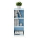 thumbnail image 3 of Librería Furinno, estante abierto de 3 niveles, blanco/azul claro, 30 x 80 x 24 cm, 3 of 3