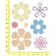 thumbnail image 4 of Set de plantillas magnéticas Rhinestone Genie – Flores 3 mm (10ss), 4 of 5