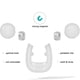 thumbnail image 5 of Pinza nasal magnética de silicona, transparente, herramienta profesional para aliviar el dolor, mini ayuda cómoda para dormir para hombres y mujeres (2 unidades), 5 of 8