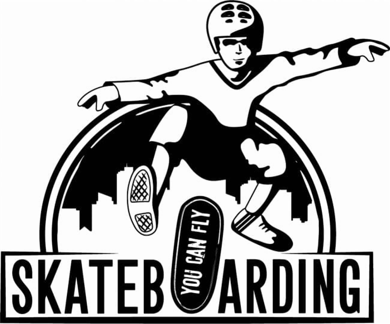 Rienda Libre Graphics - Decomural Skateboard Stunt Kids Ws-50426