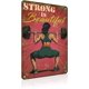 thumbnail image 1 of Letrero estaño metal gimnasio no dejas entrenar envejeces vintage arte pared hogar boxeo club 30x40cm, 1 of 6
