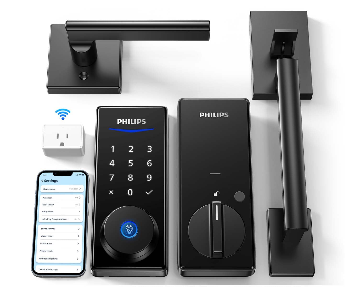 Philips - Smart Lock Wi Fi Con Asa Teclado De Entrada Sin Llave
