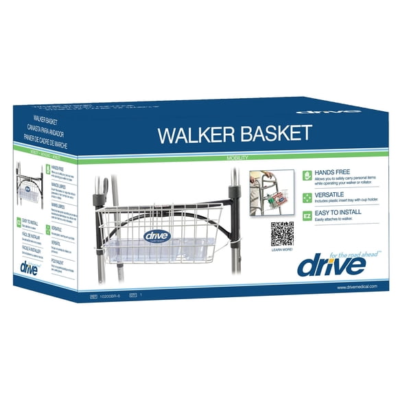Walker Basket Drive Medical 10200B para andador plegable