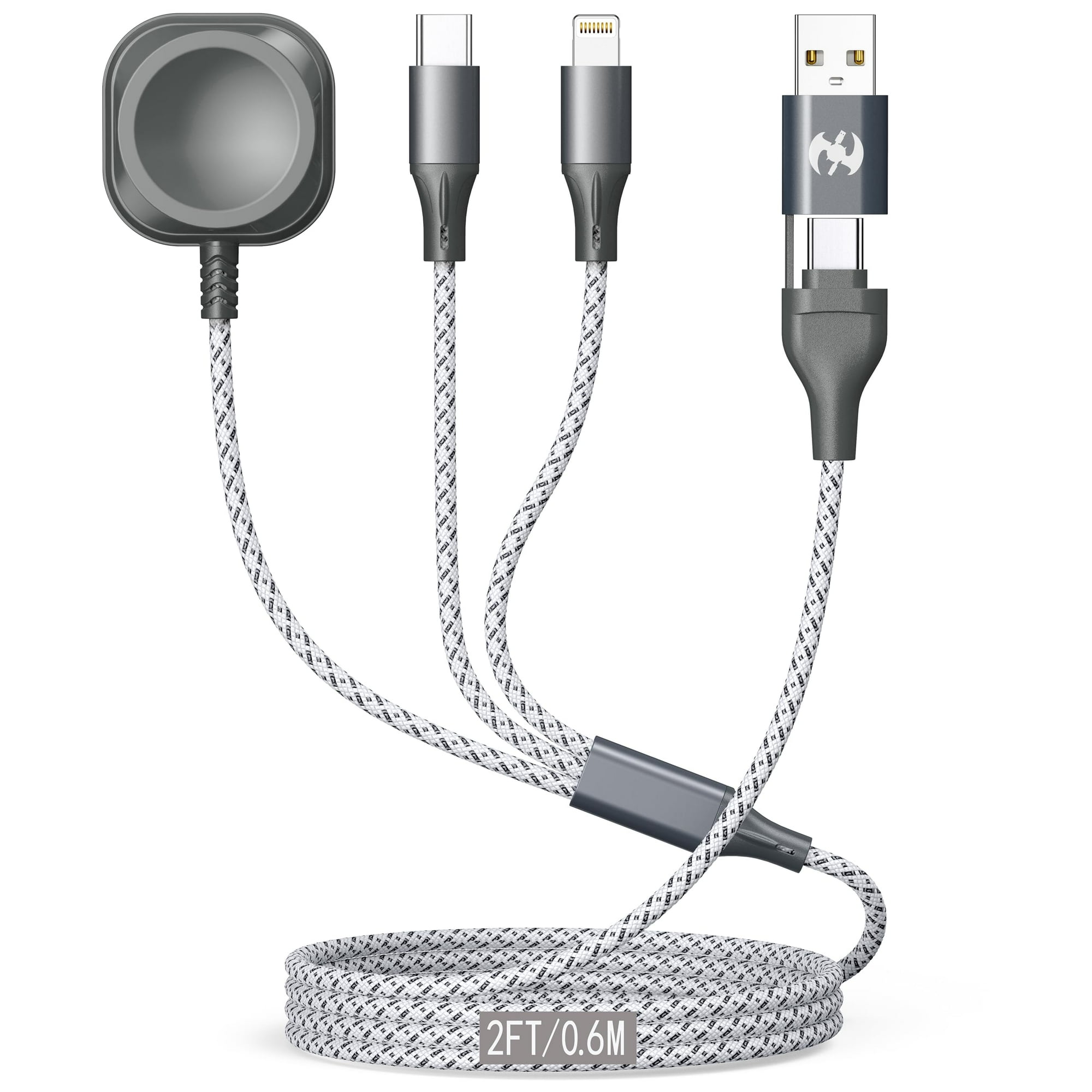 Cable De Carga Múltiple Idison Para Apple Watch Iphone Android