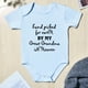 thumbnail image 1 of Baby Short Sleeve Letter "GREAT GRANDMA IN HEAVEN" Graphic Cotton Casual Romper Bodysuit For Newborn Infant Girls And Boys Toddler Summer Clothes, 1 of 5