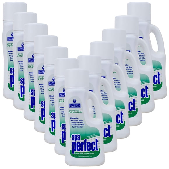 Limpiador para spa Natural Chemistry Spa Perfect 1 L, paquete de 12
