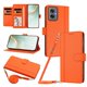 thumbnail image 1 of Funda Cartera para Motorola MOTO G55 5G con Bolsillo para Billetes, Naranja, 1 of 6