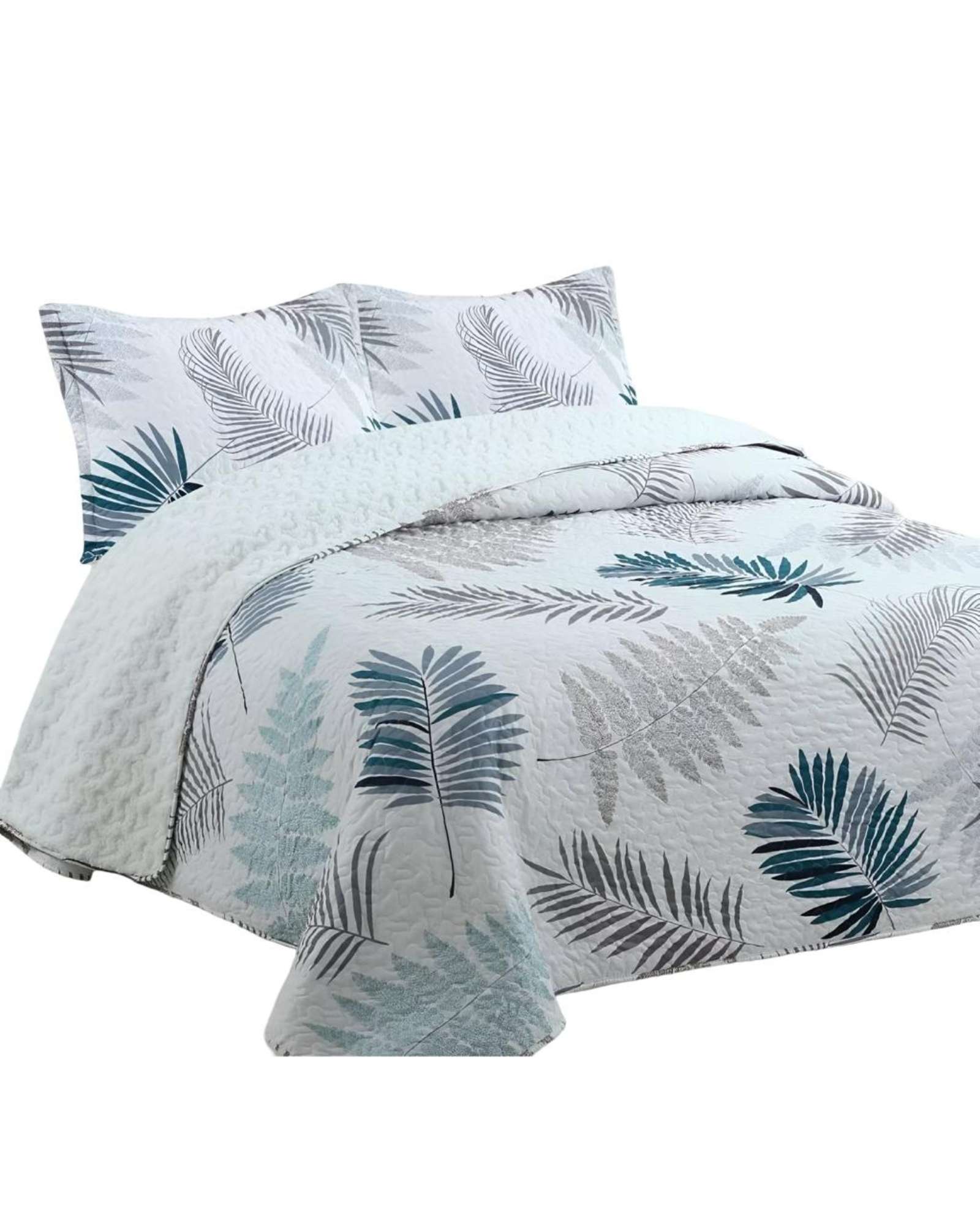 Genérico - Cubrecama Quilt Sherpa 2 Plazas 230X250 12