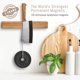 thumbnail image 4 of Porta cuchillos magnético NOVAWARE 25 cm madera, 2 filas, 4 of 8