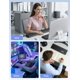 thumbnail image 5 of Reposamuñecas Vaydeer en forma de L azul ergonómico, 5 of 7