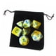 thumbnail image 5 of Paquete De 7 Dados Poliédricos Con Juguetes De Barra De Bolsa Para Ense?anza De Matemáticas Amarillo, 5 of 5