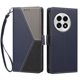 thumbnail image 3 of Funda Libro Tricolor para OnePlus 13 con Ranuras para Tarjetas, Azul Oscuro, 3 of 6