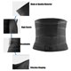 thumbnail image 4 of Unique Bargains Cinturón de Adelgazamiento Abdominal para Hombres, Moldeador de Cintura Ajustable, Faja Moldeadora, Talla L, Negro, 4 of 7