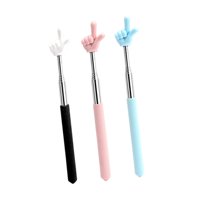 Magideal - Palos Telescópicos Para Enseñanza De Dedos, Diseño De Dedo, Punteros De Enseñanza Escolar Impermeables Para Lectura, Presentación, Pizarra Blanca, 3 U