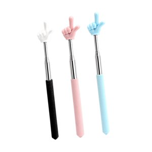 Magideal - Palos Telescópicos Para Enseñanza De Dedos, Diseño De Dedo, Punteros De Enseñanza Escolar Impermeables Para Lectura, Presentación, Pizarra Blanca, 3 U