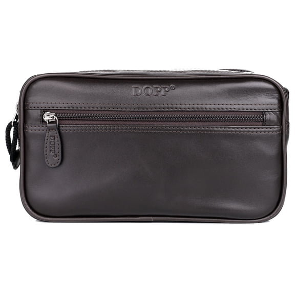 Kit de viaje Dopp First Class Seasoned Traveler de lados suaves, marrón