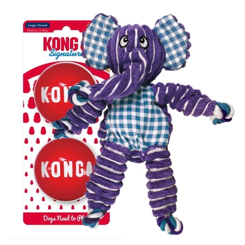 Pack De 2 Bolas Kong Floppy Knots & Signature De Pet Supplies