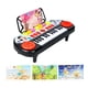 thumbnail image 5 of Pianos Electrónicos Multifuncionales De 24 Teclas Con Sonidos De Luces Para Niñas, Niños, Rojo, 5 of 5