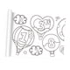 thumbnail image 1 of Pósteres Para Colorear, Regalo De Cumpleaños, Rollo De Papel De Arte DIY, Adhesivo Para El Hogar, Dibujo, Número, Letra, 1 of 5