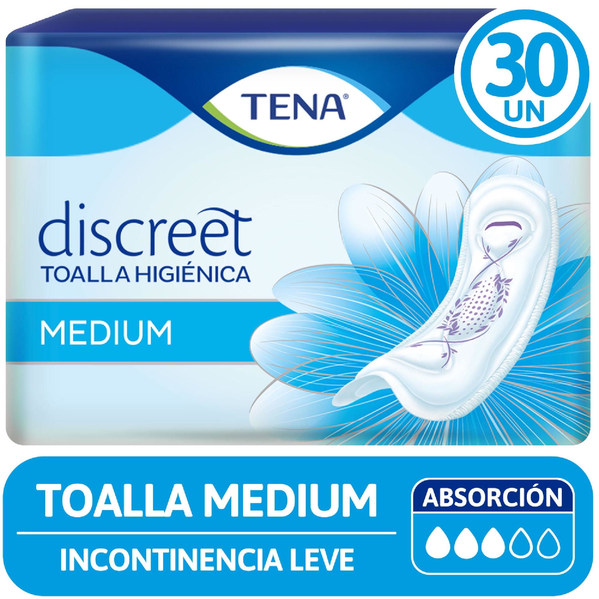 Toalla Incontinencia Medium 30 Un Tena