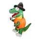 thumbnail image 4 of Dinosaurio de calabaza inflable de Halloween de 5,9 pies con luces inflables iluminadas para jardín, césped, suministros de decoración de Halloween, 4 of 6