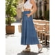 thumbnail image 2 of Falda Larga Mezclilla Mujer Plisada Calidad Premium, 2 of 3