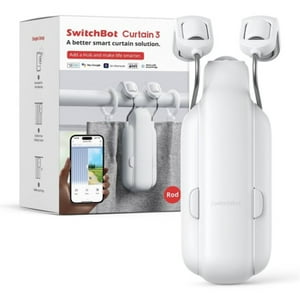 Switchbot - Motor P/ Cortina Smart Rod Retrofit Ojal Anilla Grifo Trasera Curtain Rod 3