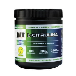 Winkler Nutrition - L-Citrulina 300 Grs. 100 Servicios Vasodilatador + Óxido Nítrico