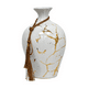 thumbnail image 2 of Floreros y Plato Decorativo Blanco Dorado XL, 2 of 3