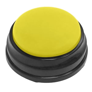 Bothyi - Botón De Sonido Grabable Perro Juguete Interactivo Grabación Botón De Voz Hablando Amarillo