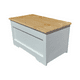 thumbnail image 2 of Baúl Madera Blanco Tapa Natural, 2 of 8