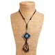 thumbnail image 4 of Colgante de la constelación de Libra, cadena para el cuello, accesorio unisex para tejer a mano, 4 of 4