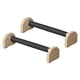 thumbnail image 3 of Barra de empuje 2x Paralletas Anti slip estable Manijas de flexión estable Manjas de empuje de madera resistente para hombres Ejercicio de entrenamien 40 cm, 3 of 5